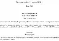 Nowe Rozporządzenie Rady Ministrów: ograniczenia, nakazy i zakazy  (przepisy) - zdjęcie główne