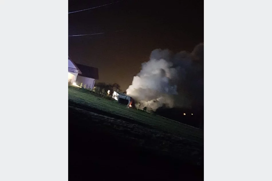 Płonął garaż, mężczyzna doznał poparzeń twarzy - zdjęcie 5