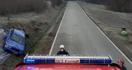 Dachowanie po zderzeniu dwóch aut - zdjęcie 2