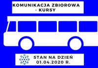 Komunikacja zbiorowa od dnia 1 kwietnia 2020 r.  - zdjęcie główne