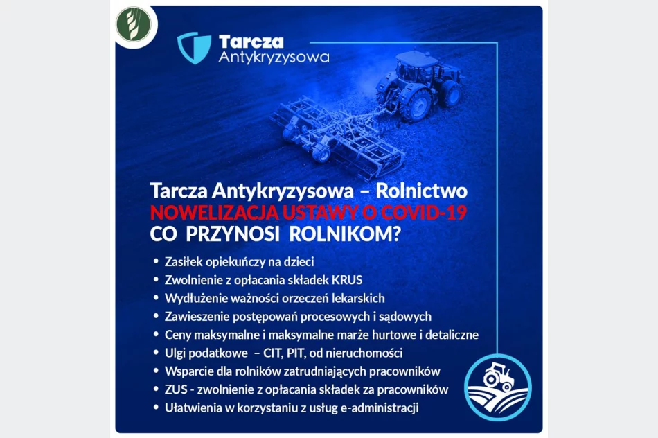 Najważniejsze rozwiązania Tarczy Antykryzysowej dla rolnictwa - zdjęcie 5