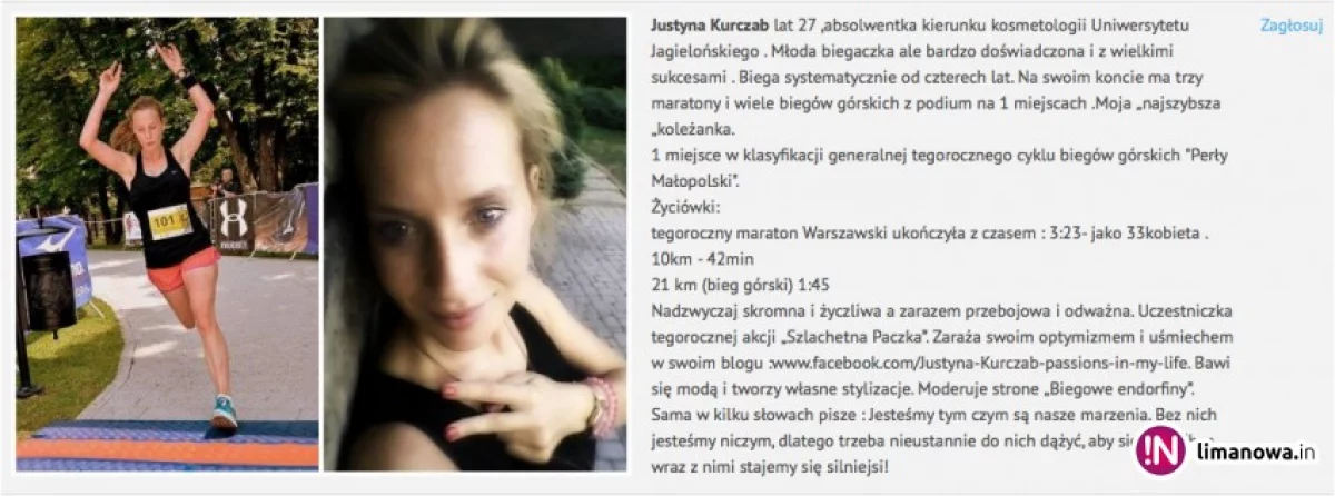 27-letnia Limanowianka walczy o tytuł Miss Polski Biegaczek