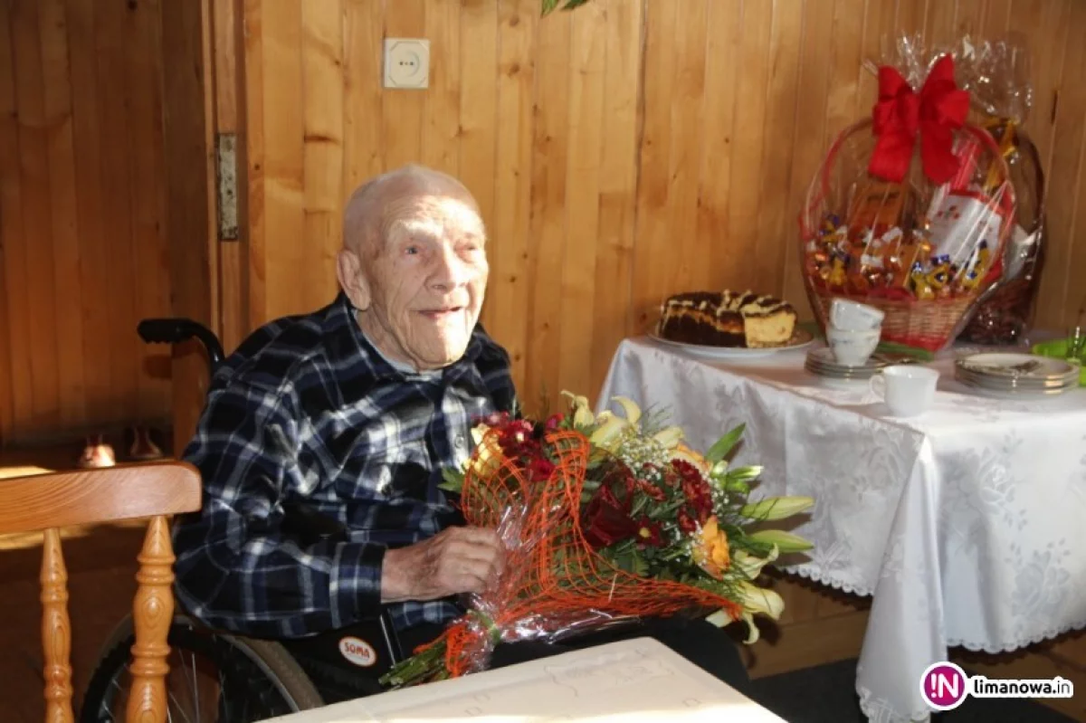 Najstarszy mieszkaniec gminy Limanowa ma 108 lat!