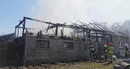 Pożar gasiło 84 strażaków. 3 osoby wymagały pomocy medycznej, zginęły zwierzęta gospodarskie - zdjęcie 3