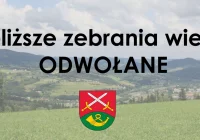 Zebrania wiejskie w miesiącu kwietniu - ODWOŁANE - zdjęcie główne