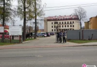 Ewakuacja DPS z powodu bomby - ćwiczenia obronne - zdjęcie główne