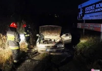 Pożar samochodu w Wielopolu - zdjęcie główne