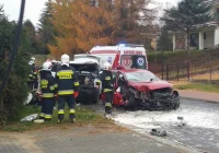 Muszyna: zderzenie dwóch samochodów osobowych - zdjęcie główne