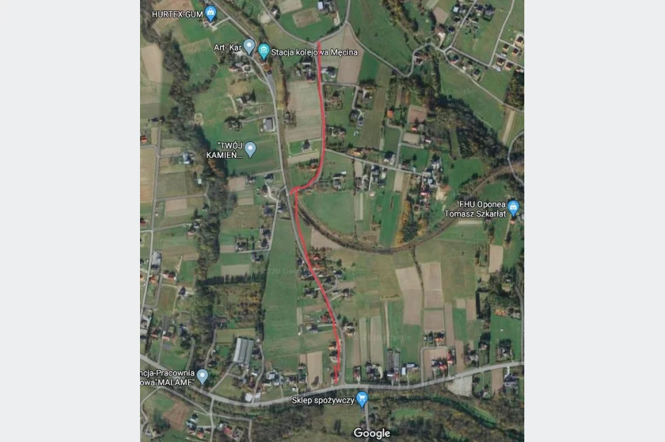 UWAGA - zamknięcie drogi Męcina Podkraśnie – Kłodne Kamionka - zdjęcie 2