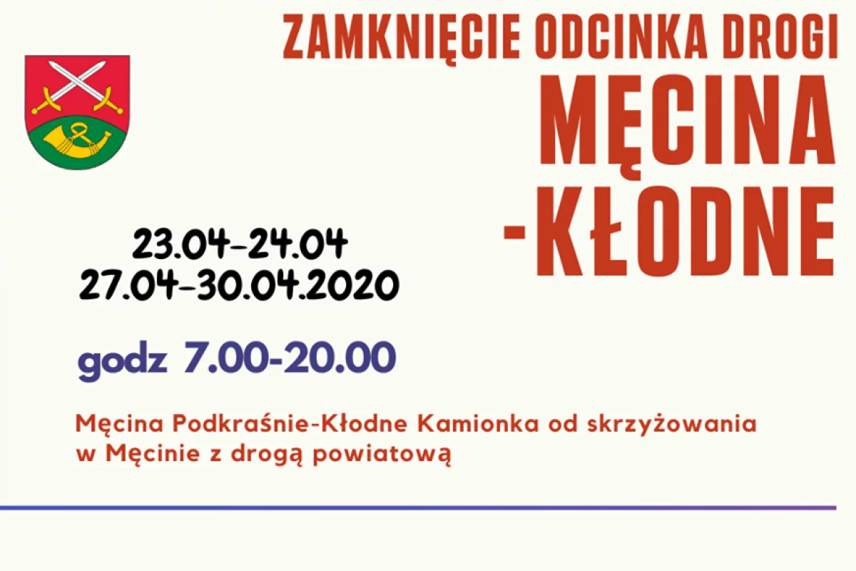 Zamknięcie drogi na czas wykonania nowej nawierzchni. Utrudnienia potrwają kilka dni