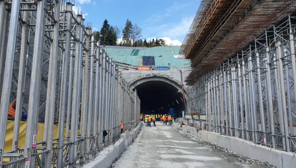 Lewy tunel pod Luboniem Małym został przebity  - zdjęcie 1