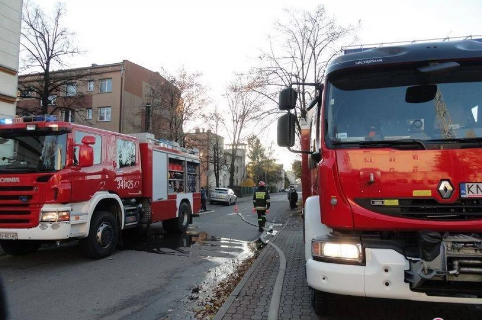 Pożar wiaty przy ulicy Szujskiego - zdjęcie 2