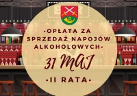 Opłata za korzystanie z zezwoleń na sprzedaż napojów alkoholowych - 31 maja II rata - zdjęcie główne