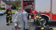 Ćwiczenia limanowskiej JRG. Tematem poszkodowany z koronawirusem - zdjęcie 2