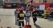 Ćwiczenia limanowskiej JRG. Tematem poszkodowany z koronawirusem - zdjęcie 5