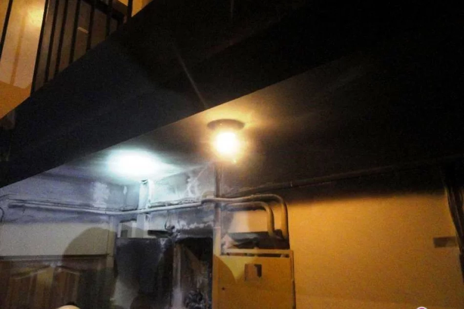 Pożar w bloku przy ulicy Grota Roweckiego - zdjęcie 3