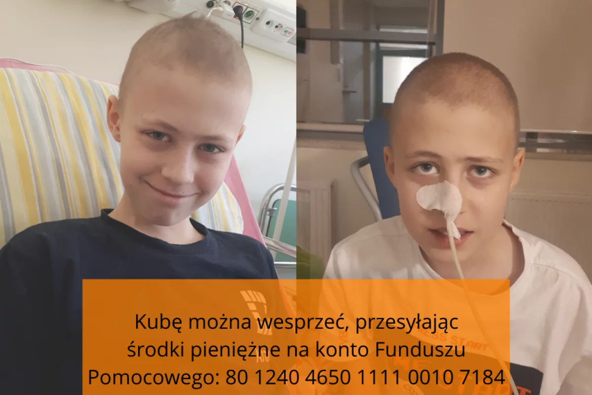 Kuba ma 11 lat, nie powinien być osamotniony w walce z chorobą!