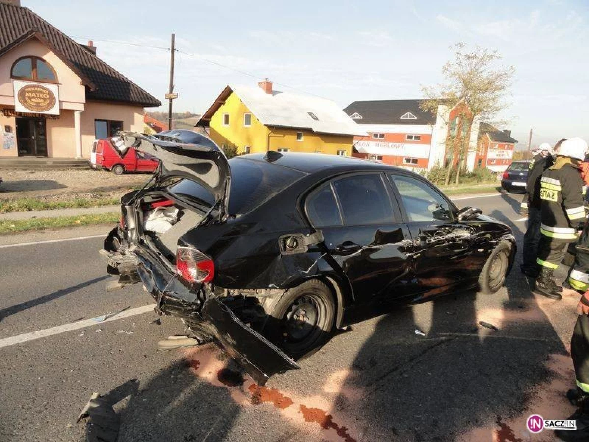 Biała - Niżna: zderzenie dwóch samochodów