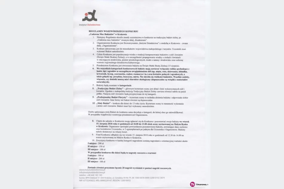 Cudowna moc bukietów - regulamin - zdjęcie 3