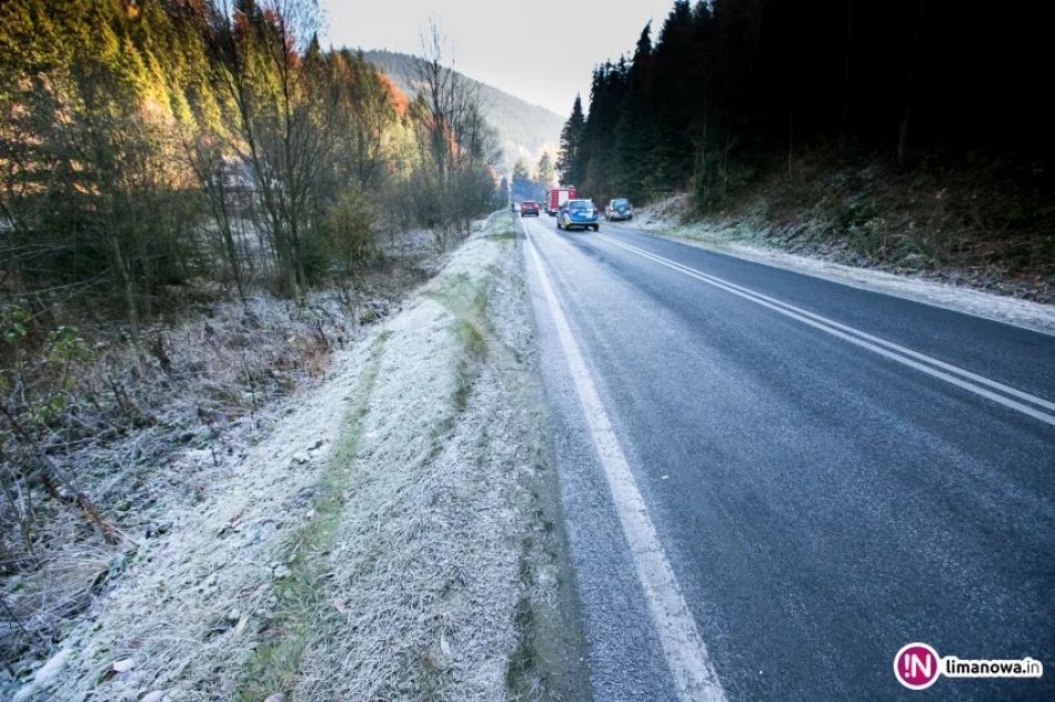 Dachowanie samochodu - na drodze lodowisko - zdjęcie 4