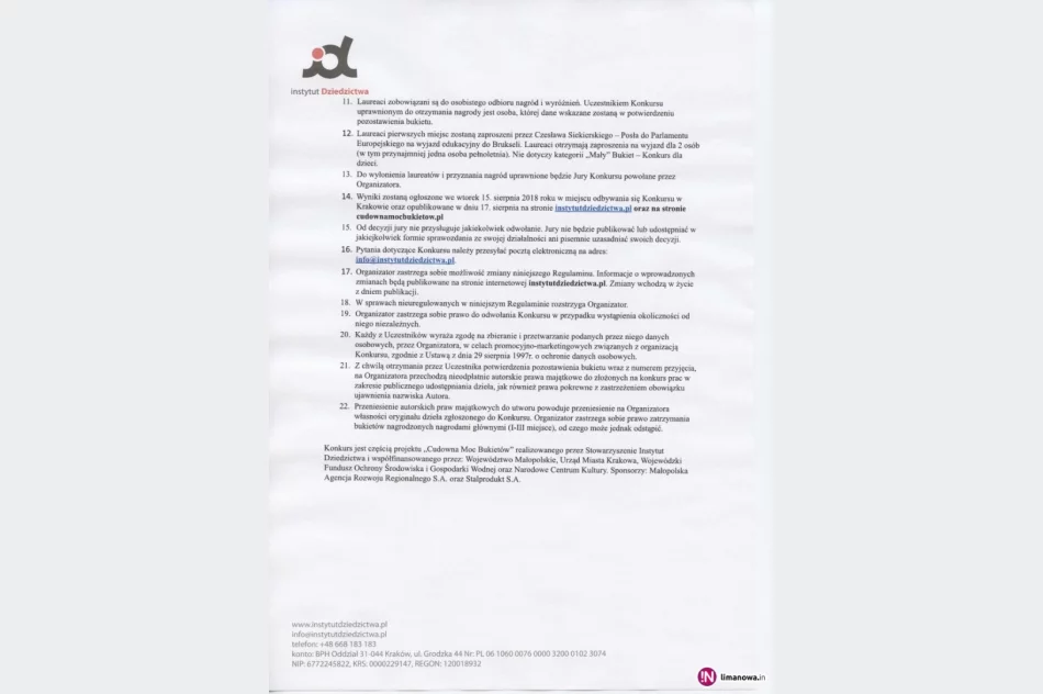 Cudowna moc bukietów - regulamin - zdjęcie 4