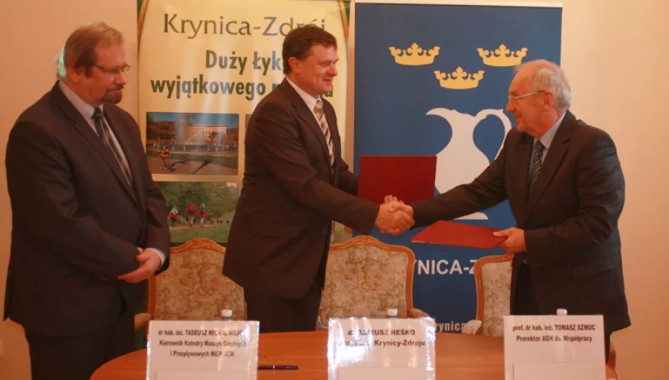 Krynica - Zdrój chce być smart city - porozumienie z AGH - zdjęcie 1