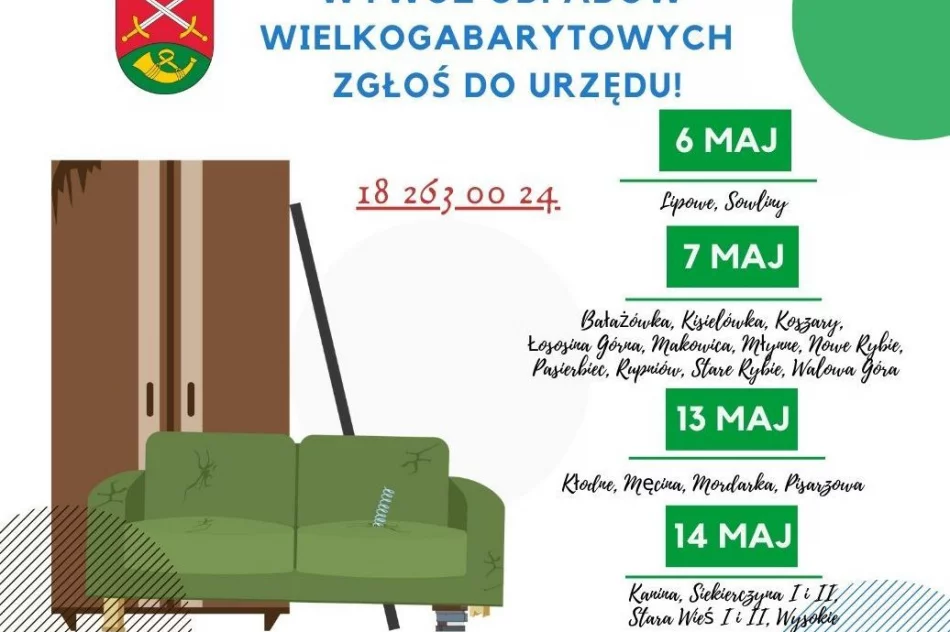 Zgłoś odbiór wielkogabarytów do Urzędu Gminy – odebrane będą bezpośrednio sprzed posesji - zdjęcie 2
