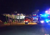 Pożar na stacji paliw - zdjęcie główne