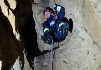 Strażacy ćwiczyli w jaskini i w górach - zdjęcie główne