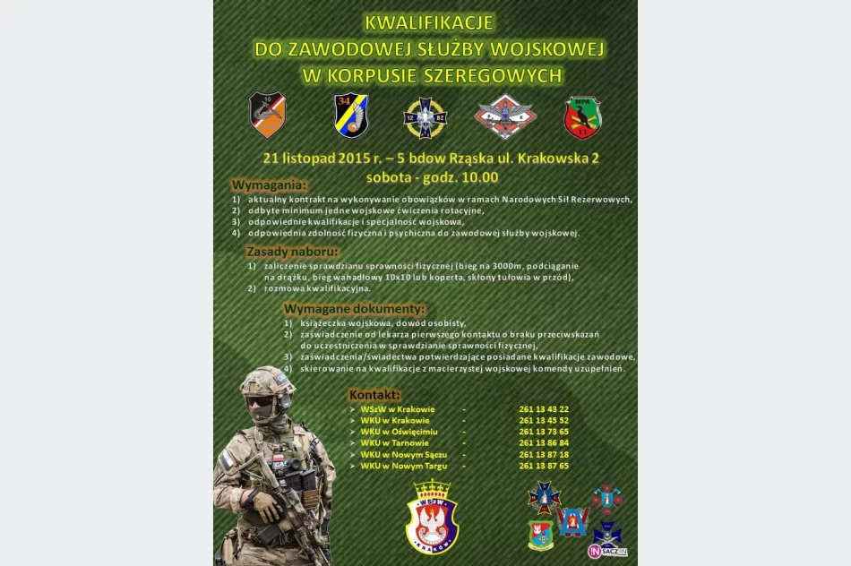 WKU prowadzi nabór do zawodowej i przygotowawczej służby wojskowej - zdjęcie 2