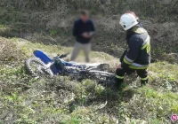 Nowy Sącz, ul. Wiklinowa - auto zderzyło się z motorem - zdjęcie główne