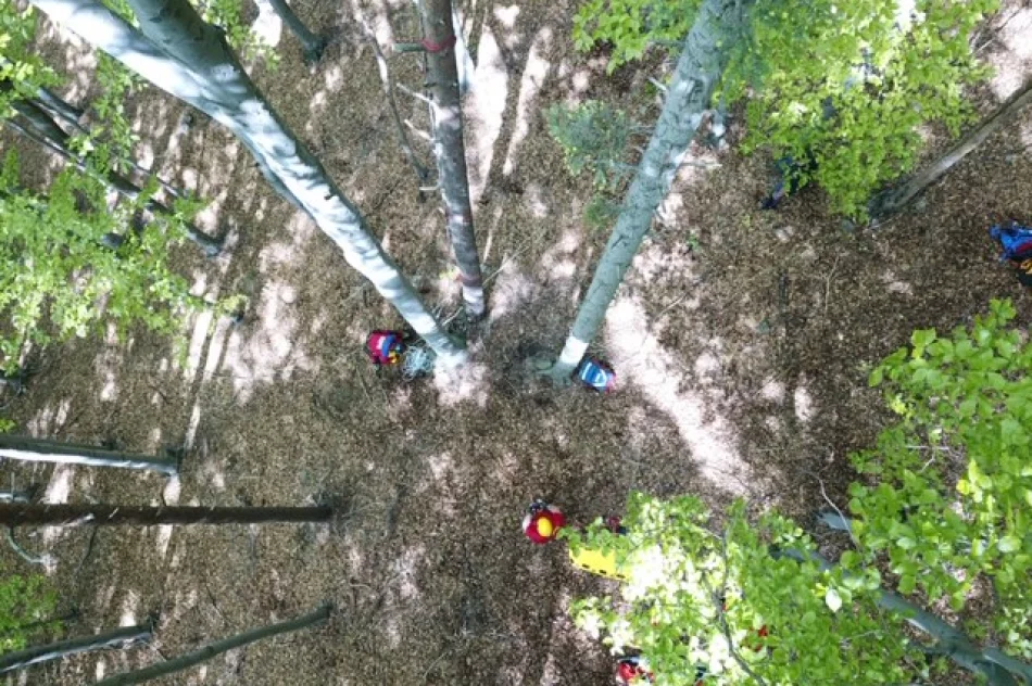 Cztery poważne akcje GOPR. Paralotniarz zawisł na drzewie, na pomoc LPR  - zdjęcie 3