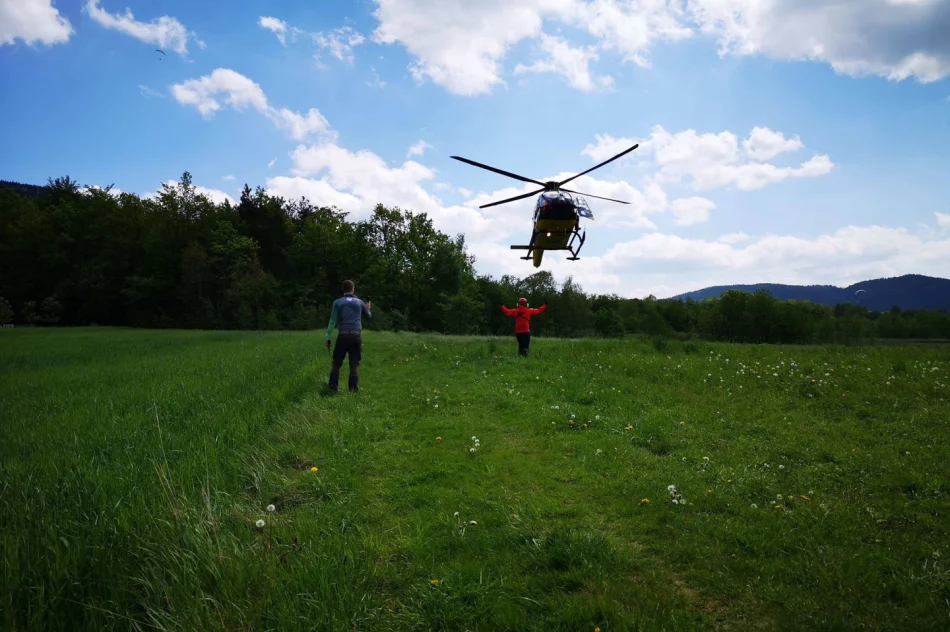 Cztery poważne akcje GOPR. Paralotniarz zawisł na drzewie, na pomoc LPR  - zdjęcie 7