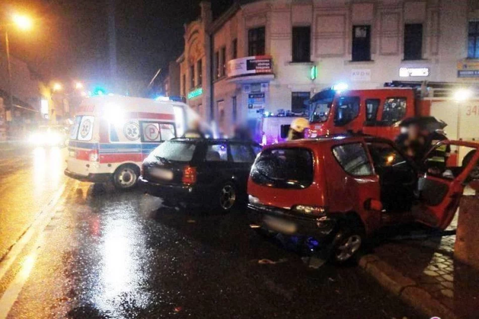 Na Kochanowskiego zderzenie dwóch samochodów osobowych - zdjęcie 2