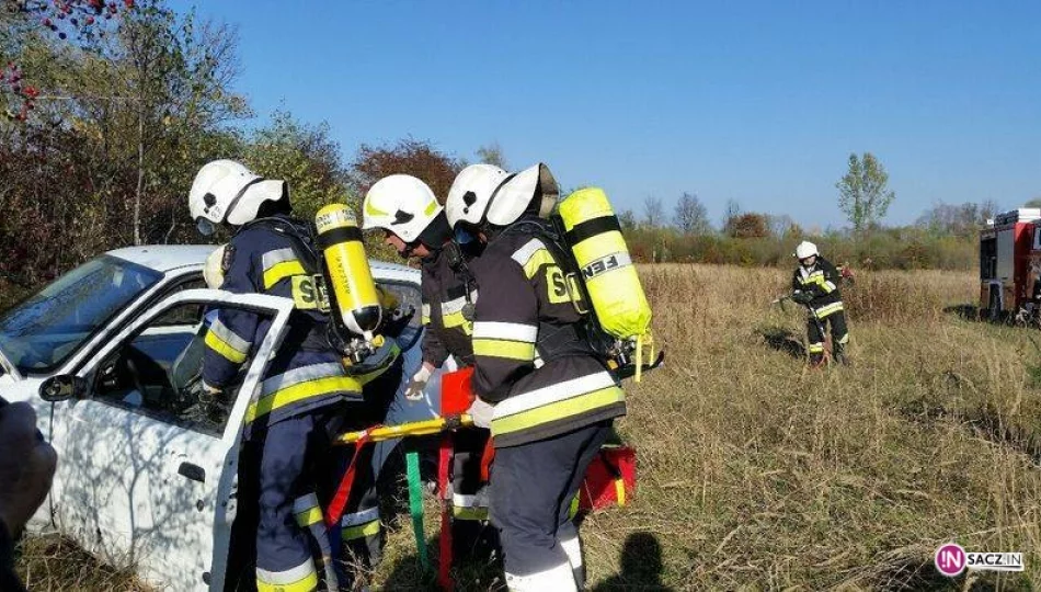 Strażacy ćwiczyli w Stadłach - zdjęcie 1