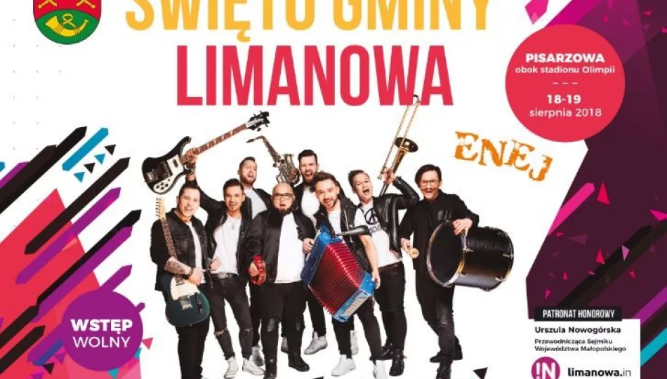 ENEJ I CLIVER gwiazdami tegorocznego Święta Gminy Limanowa! - zdjęcie 1