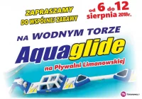 Wodny tor przeszkód AQUAGLIDE na Pływalni Limanowskiej - zdjęcie główne