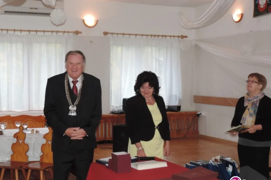 'Marek' Puchała i 'przewodniczący' Dziedzina na jubileuszu - zdjęcie 2