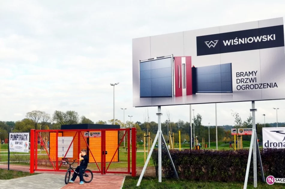 Firma WIŚNIOWSKI zabezpieczyła nowosądecki pumptrack - zdjęcie 3