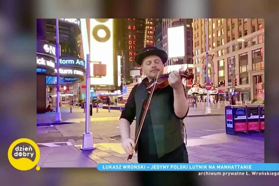 Limanowski lutnik na Manhattanie w DD TVN - zdjęcie 3