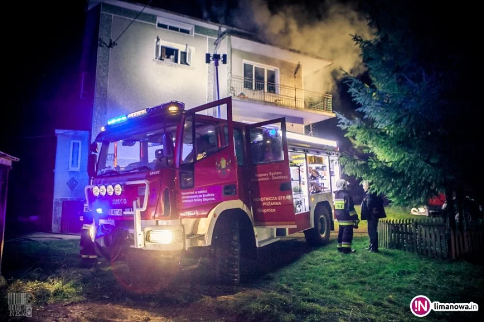 Alarm w DPS i pożar budynku mieszkalnego - zdjęcie 2