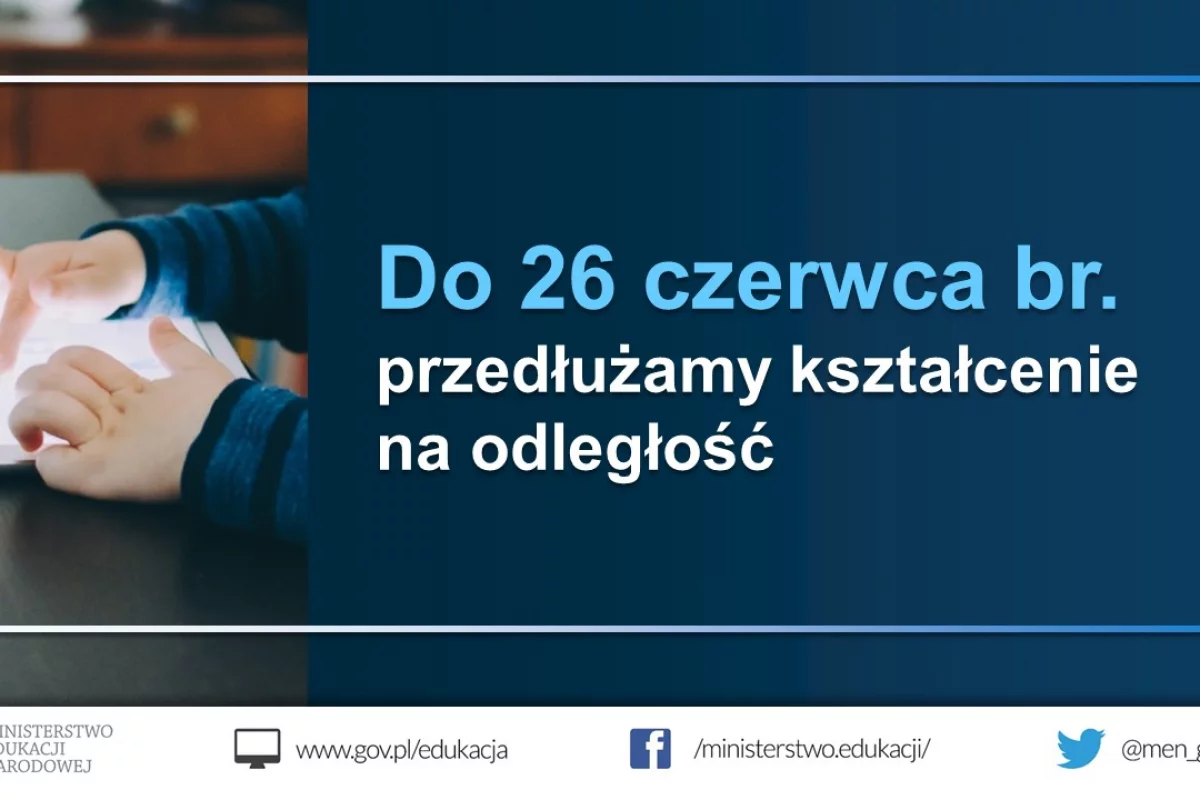 Dzieci i młodzież nie wrócą do szkół przed wakacjami