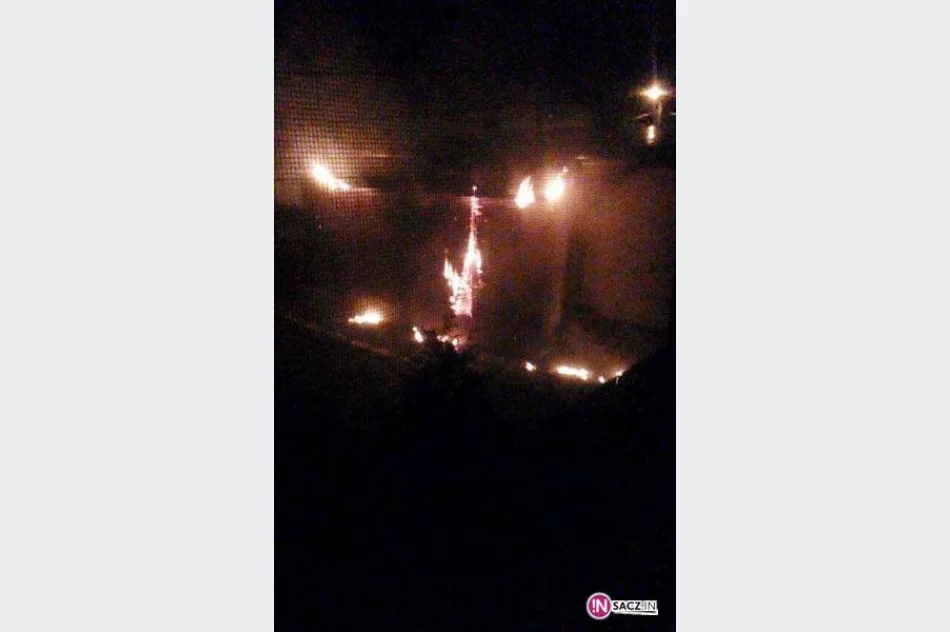 Chełmiec - palił się sklep przy Gajowej - zdjęcie 2