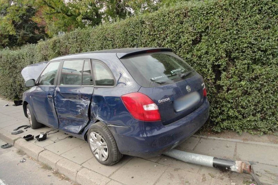 Na Traugutta zderzyły się dwa samochody osobowe - zdjęcie 2