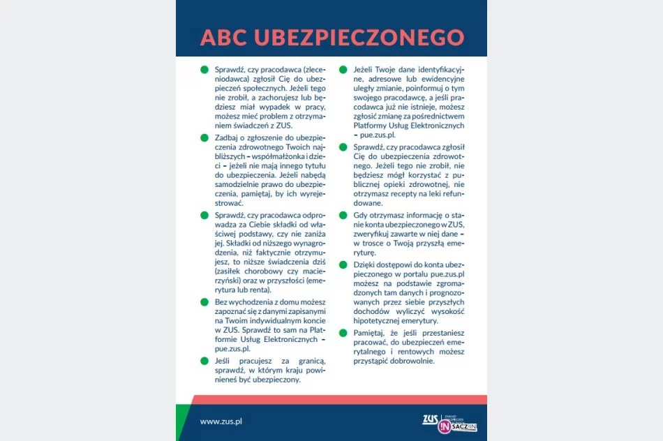Dni Ubezpieczonego w ZUS, początek już dziś 7 października - zdjęcie 2