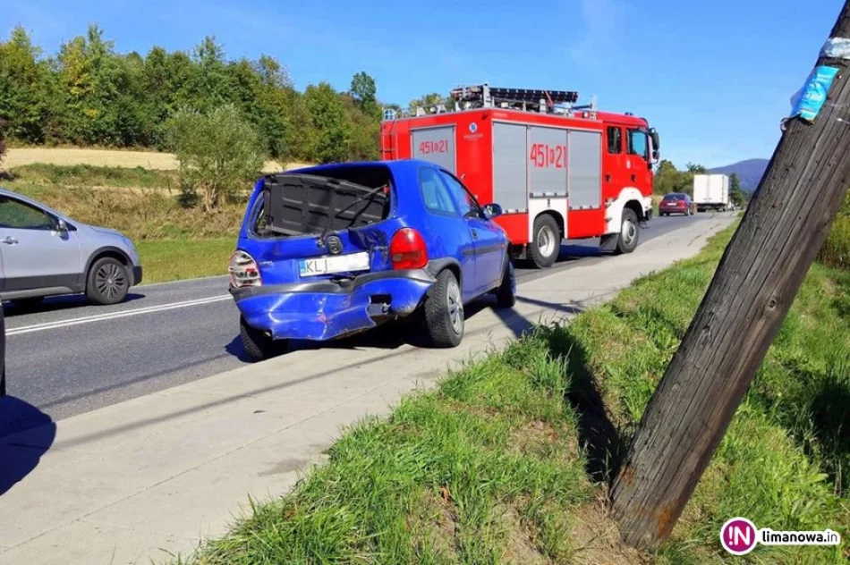 Dwie kolizje na Limanowszczyźnie - zdjęcie 2