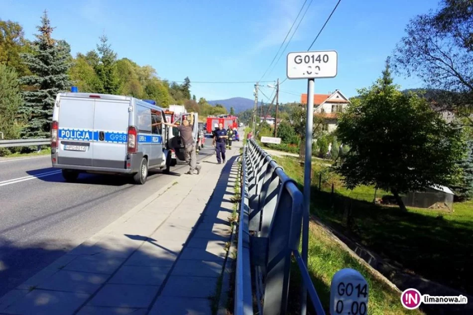 Dwie kolizje na Limanowszczyźnie - zdjęcie 4