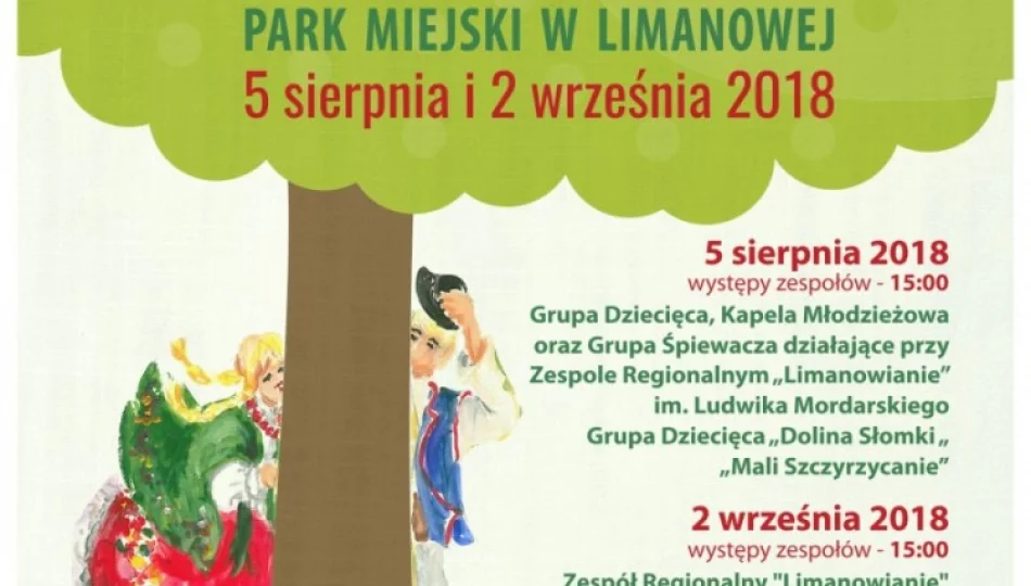 Letnie Spotkania z Folklorem - Limanowa 2018 już w najbliższą niedzielę! - zdjęcie 1