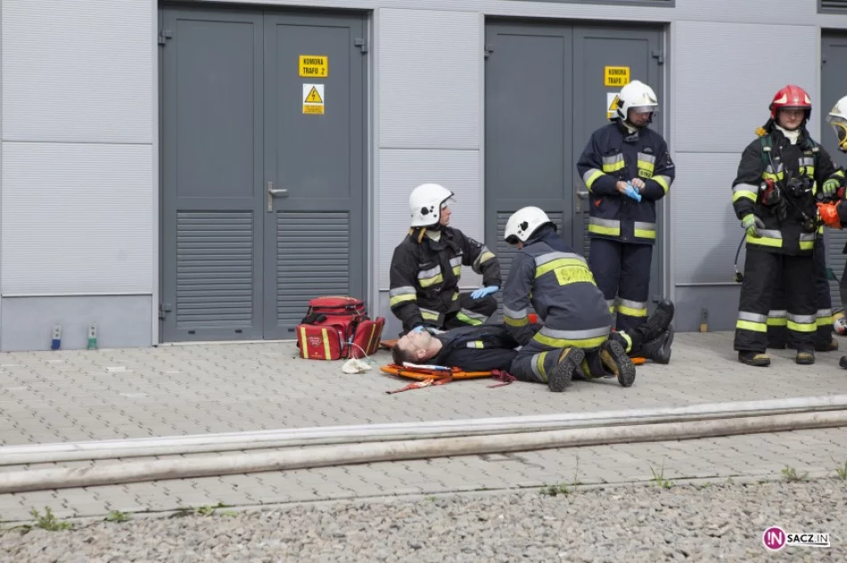 Strażackie manewry w firmie WIŚNIOWSKI - zdjęcie 2