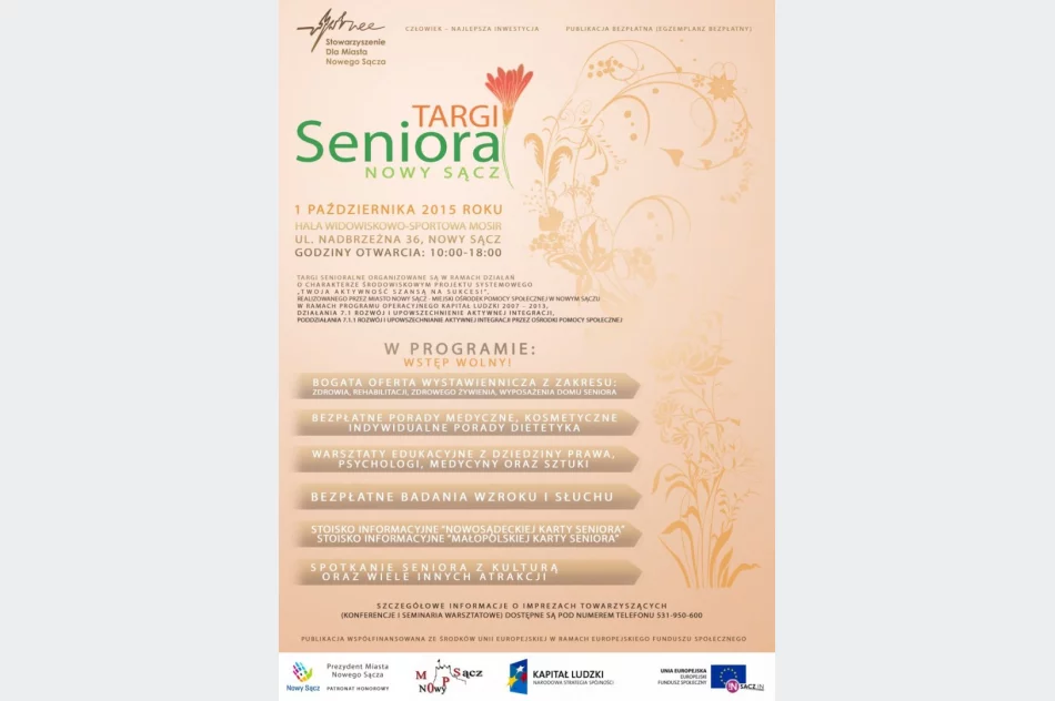 Już jutro II Targi Senioralne w Nowym Sączu - zdjęcie 3
